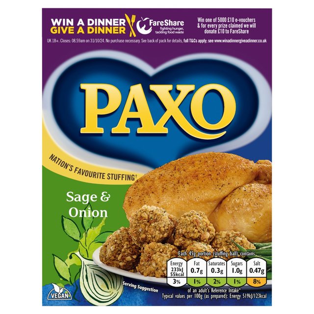 PAXO SAGE & CONion Relleno Mix 170G