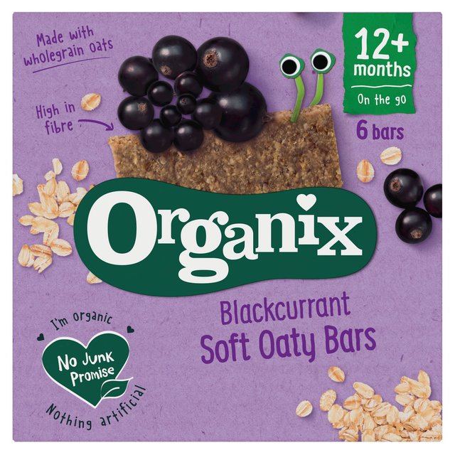 Organix Blackcurrant Organic Oat Bars 6 x 30g - Special Offer