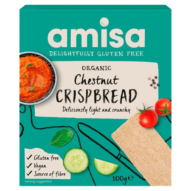 AMISA Bio glutenfreier Kastanienknippbread 100g