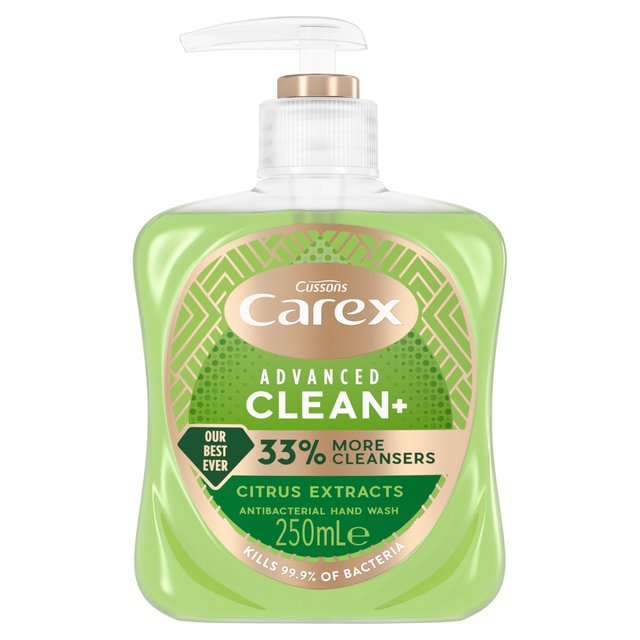 Carex Advanced Clean + Citrus Handwash 250ml