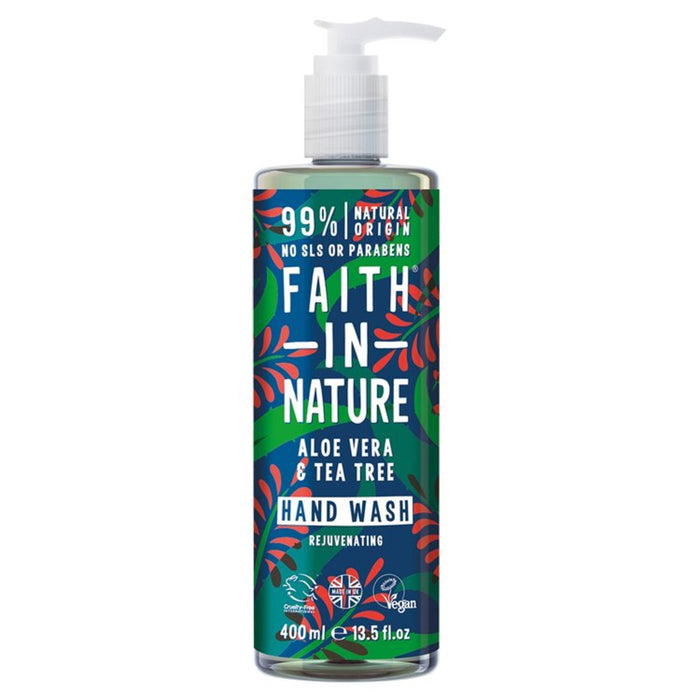 Faith dans la nature Aloe Vera & Tae Tree Treat Hand Wash 400ml