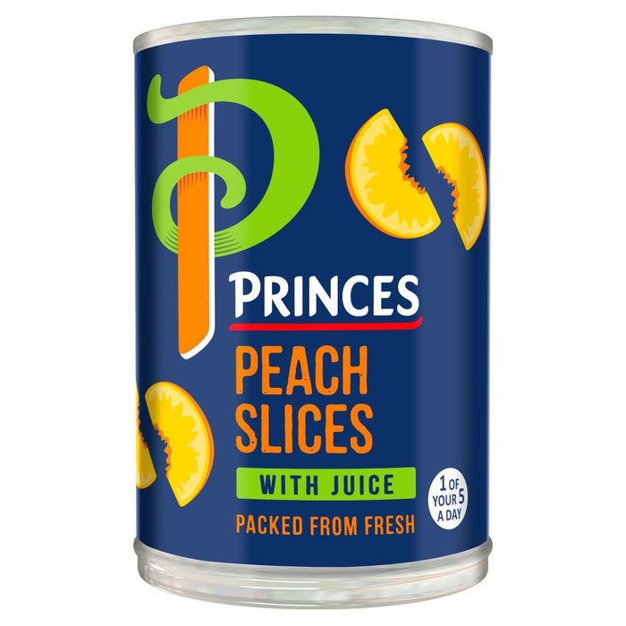 Princes Peach Tranches dans Juice 410G