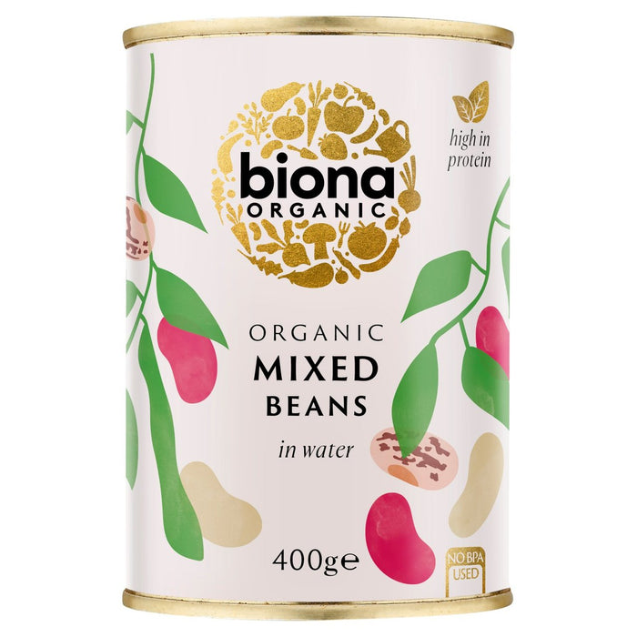 Biona Bio -gemischte Bohnen in Wasser 400 g