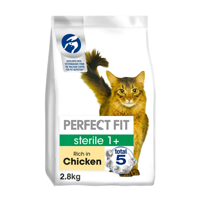 Cat parfaitement en ajustement complet adulte stérile stérile avec poulet 2,8 kg