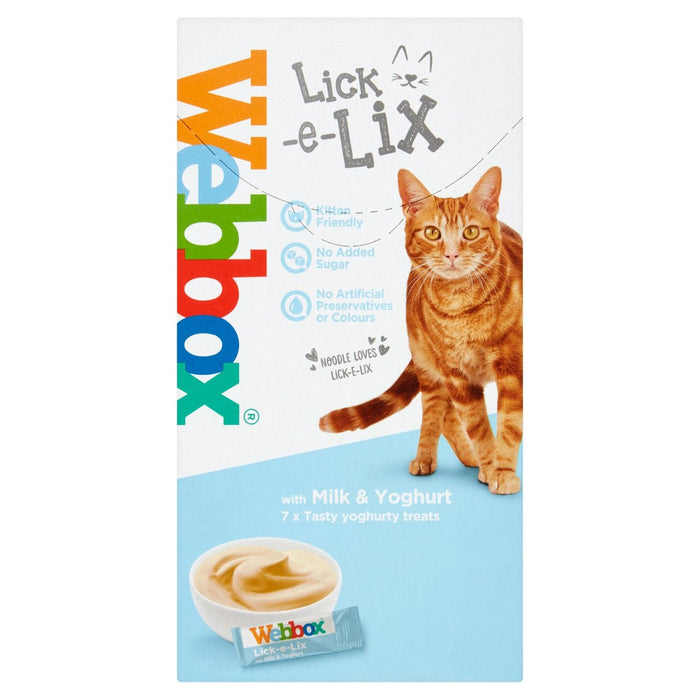 Webbox Lick E LIX Milk & Yogurt 7 x 10g