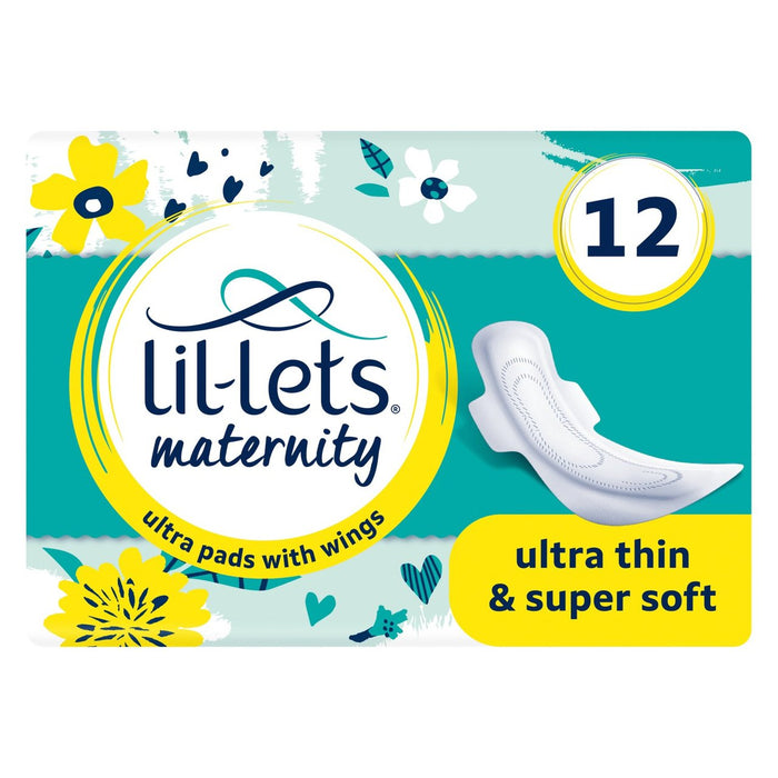 Lil-lets maternité ultra pads 12 par paquet
