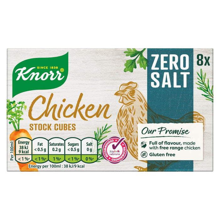 Knorr Chicken Cero sal de sal de sal 72g